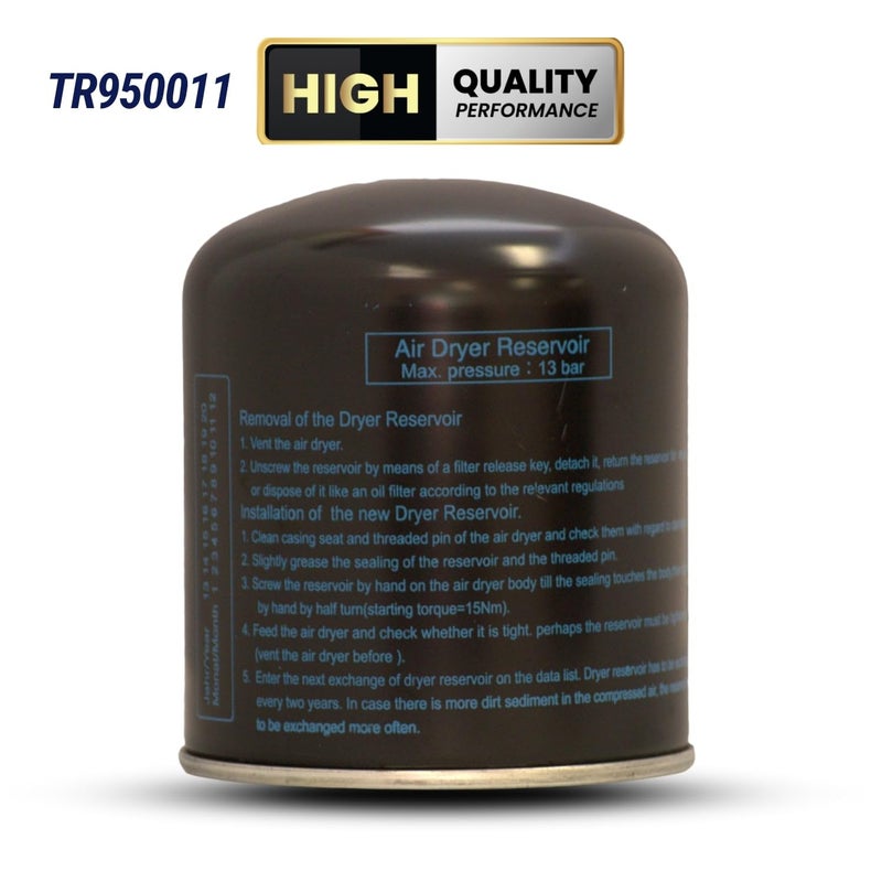 TORQUE 950011 Cartridge for WABCO System Saver 1000 & 1200 & Bendix AD-SP and AD-IS Air Dryer (Replaces Bendix 109994, 5008414 Meritor r950011, 950011, Wix 24374) (TR950011) - Image 2